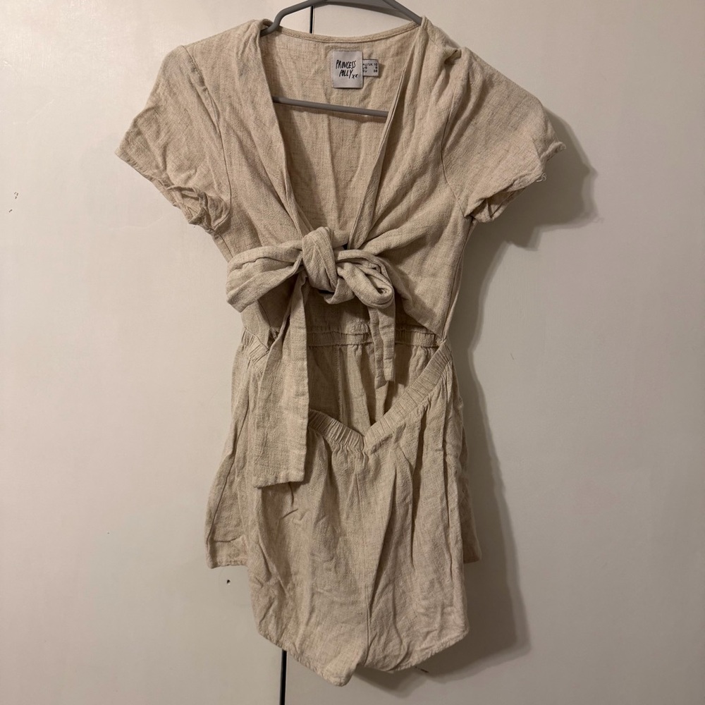 Princess Polly Tie Front Romper